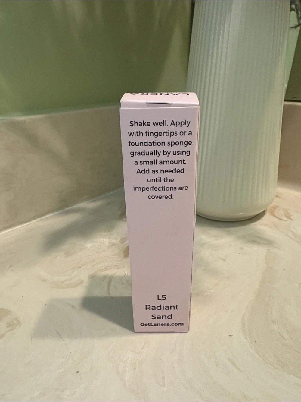 New LANERA L5 Radiant Sand  Full Coverage Soft Matte Liquid Foundation